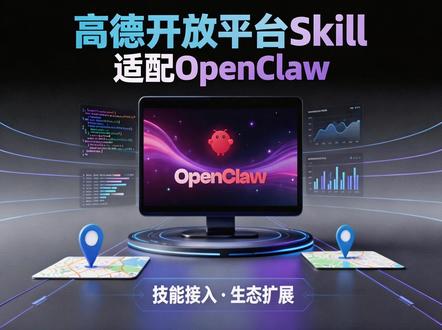 高德开放平台Skill适配OpenClaw! 让你的龙虾轻松懂地图 #OpenClaw #skill #高德开放平台 #高德开放平台skill #高德地图