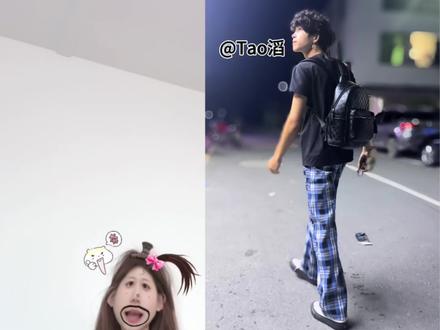 👋🏻挑战跟着博主学穿搭 今天学习博主身上的复古美式格子裤#格子裤#测评穿搭#无性别穿搭#美式穿搭#夏日穿搭