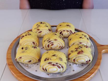 粗粮蜜豆卷非常好吃的做法,营养健康易上手,学会再也不用出去买 #在家做美食 #健康美食自己做 #美食教程