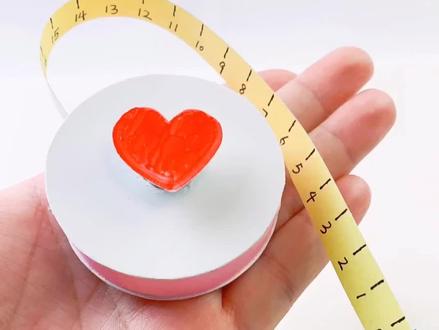 自制纸卷尺❤️能能能短,方便好用的尺子。