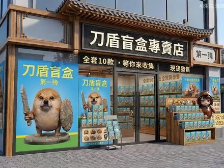 小刀盾的合成之路S1-01 #我的刀盾 #小鼻嘎 #学生 #盲盒 #咕咕嘎嘎