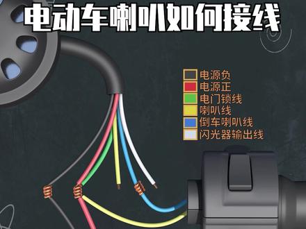 电动车喇叭如何接线#电工 #电工知识 #电工接线 #电动车 #电动车维修 #技成 #涨知识 #dou上热门 @抖音小助手