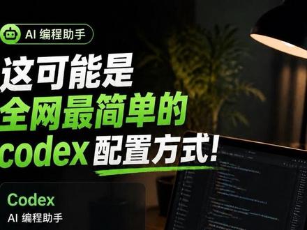 #ai #codex #人工智能 #保姆级教程 #gpt安装 一键部署你的私人 AI 助手 💻
告别复杂的海外网络和支付门槛,极简注册+极简直充,一行命令1分钟搞定本地环境配置!你的效率准备好起飞了吗?🚀