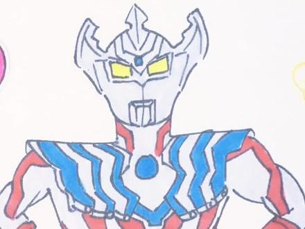 泰迦奥特曼 #简笔画 #绘画教程 @抖音小助手