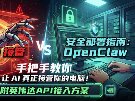 高危但硬核!手把手教你安全部署 OpenClaw 让 AI 真正接管你的电脑!
#ai #openclaw #nvidia