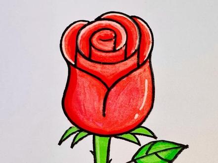 字母e画玫瑰花 , 秒会。三八女神节主题画#零基础学画画 #简笔画 #画画 #跟着抖音学画画 #简笔画教程