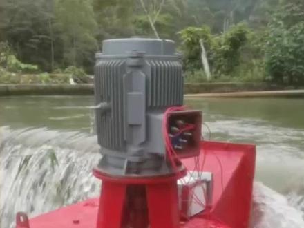 #抖音创作者大会 10kw水力发电机安装#机械设备 #发电机