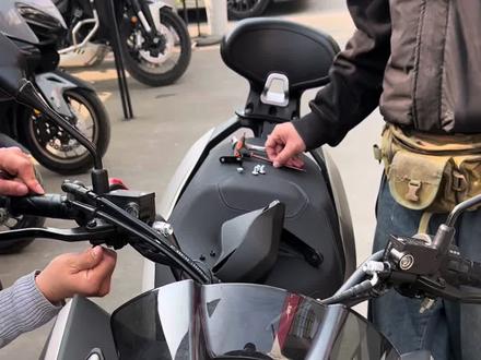 150X原厂防风护手到货,安装教程
#升仕150X