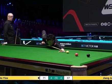 1比4到5比4!吴宜泽决胜局大心脏绝杀江俊,晋级威尔士赛四强 #吴宜泽 #江俊 #斯诺克 #斯诺克威尔士公开赛 #晋级