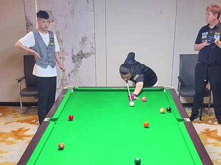 强:又少输一分😂#秦利文 #刘屹骑 #薛珍麒 #台球台球台球