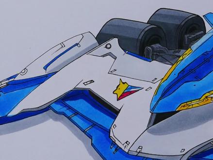 都说我平常美少女,那我今天画个高智能方程式有人看嘛。#高智能方程式赛车 #画画