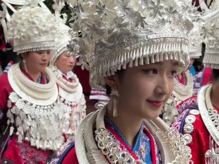 感受一下姊妹节的热情#多彩贵州真得劲 #劲在苗乡侗寨 #苗乡劲欢聚情满姊妹宴
