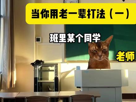当你用老一辈打法(1-4)#猫meme#搞笑#抽象#猫meme小剧场#万万没想到