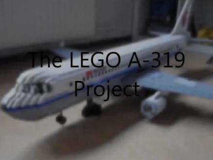乐高搭建国航空客A319全过程
