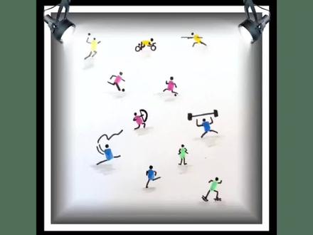 大运会运动会运动小人 你知道哪些项目呢?#简笔画 #一起学画画 #画画 #一学就会系列 #大运会