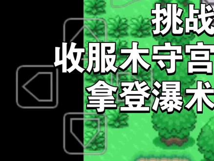 口袋妖怪空之花神(8)挑战恶系道馆加收服木守宫杰尼龟妙蛙种子和拿登瀑术成为丰缘冠军#口袋妖怪#游戏攻略#单机游戏#口袋妖怪空之花神