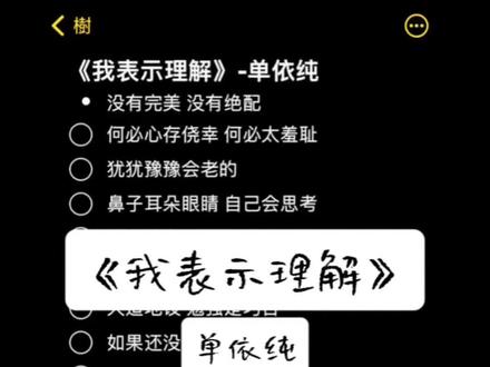 何必心存侥幸何必太羞耻 #我表示理解 #单依纯 #伴奏 #合拍