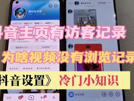 访客记录可以看到 为啥视频浏览记录看不到对方 作品浏览记录 #浏览记录 #主页访客记录 #抖音浏览记录 #抖音