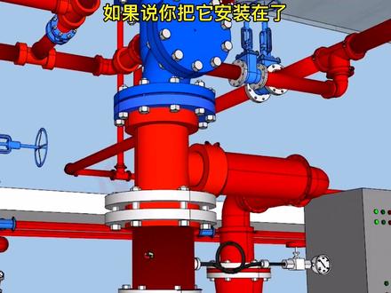 3D消防水泵出水管设置要求、溢流管,吸水喇叭口、消防工程师#一级注册消防工程师 @DOU+小助手 @抖音小助手
