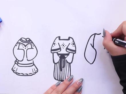 汉服怎么画简单又漂亮