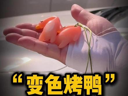 遇到紫外线就能变色的“烤鸭”?那谁还用后背测防晒啊? #高鉴测评 #变色烤鸭 #车载挂件