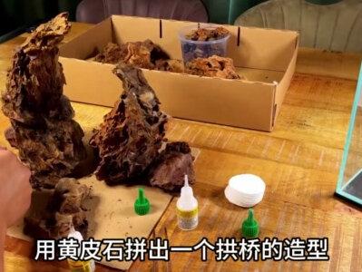 30秒学会如何快速造景系列,新手也可以学会哟,今天是岩石风格水草缸的制作。 #鱼缸里的大自然 #鱼缸造景 #造景 #草缸造景 #生态缸