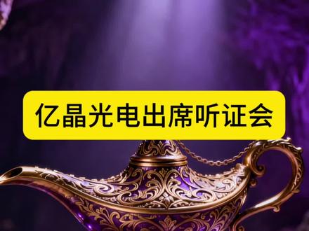 亿晶光电出席听证会,全椒县政府追回1.4亿出资款#亿晶光电 #光伏 #a股