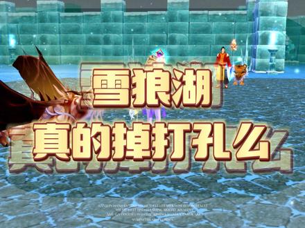 #怀旧天龙老友聚新服 雪狼湖真的掉打孔么