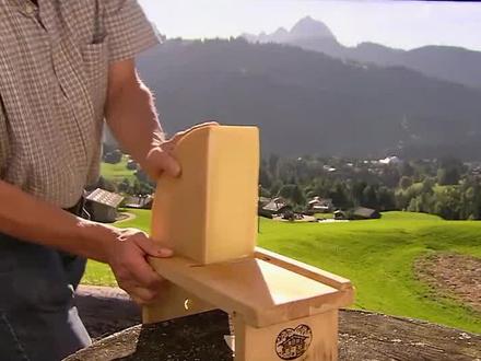 只有把奶牛赶到高山才能制作的奶酪,是山上有什么特殊的东西吗? #科普 #涨知识 #纪录片 #奶酪 #瑞士 #超级工厂 #制作过程