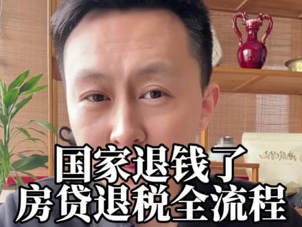 有房贷的朋友们可以退税了#房贷退税 #房贷 #个人所得税 #退税 #佟先生分享社
