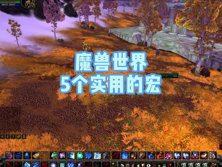 魔兽世界5个实用的宏#魔兽世界 #魔兽 #魔兽世界怀旧服