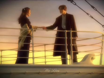 “北大西洋的海水冰冷刺骨,但他的心却滚烫如炽”#泰坦尼克号