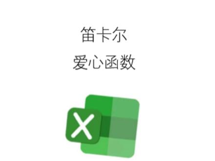 笛卡尔爱心函数,快去告白吧。#笛卡尔爱心函数 #ai #excel #excel技巧 #excel教学