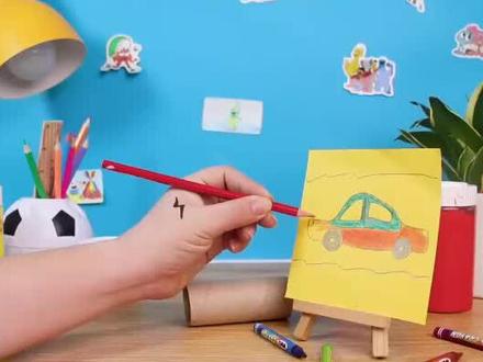 粘土动画:皮皮变废为宝diy一辆小汽车,小主都忍不住夸奖他!