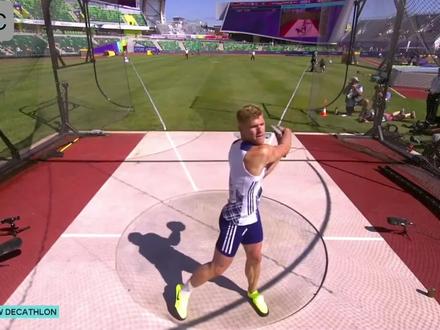 田径十项全能王!体侧满分的男人! #短跑 #百米短跑 #田径