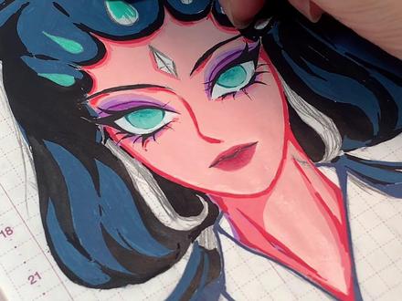 京剧猫墨兰拟人,久等了
丙烯马克笔手绘#京剧猫 #丙烯马克笔 #拟人 #手绘