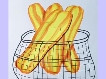 突然好想念油条配豆浆呀#育儿 #手绘 #零基础学画画 #马克笔儿童画