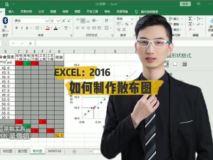 Excel制作散布图#散布图 #qc七大手法 #qc七大工具 #excel技巧 #excel教学 #excel函数 #excel表格