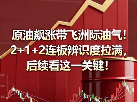 原油飙涨带飞洲际油气!2+1+2连板辨识度拉满,后续看这一关键!#原油行情分析 #洲际油气 #股票分析 #股票 #财经股市