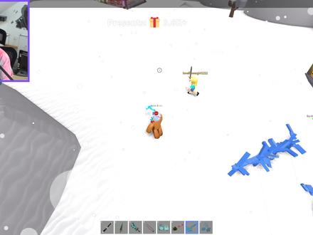 Roblox圣诞节大亨:制造神奇道具,天上居然无限掉下礼物?