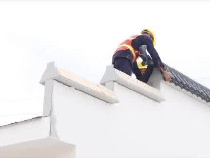 徽派的精髓“马头墙”原来是这样打造的#轻钢房屋 #马头墙 #看见蓝天 @DOU+小助手