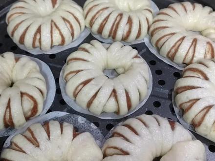 这样做的豆沙馒头松软香甜,好看又好吃,做法非常简单,只需要一次醒发成型#豆沙卷 #豆沙包 #跟着抖音学做菜