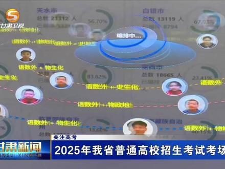 5月13日,2025年我省普通高等学校招生全国统一考试考场编排完成,共编排产生6769个考场(包含单设考场19个)。据了解,今年我省普通高校招生考试报名考生232379名。考场编排继续采用“卷动人不动”的方式。#2025甘肃高考 #2025高考 #高考倒计时 (视频来源:视听甘肃)