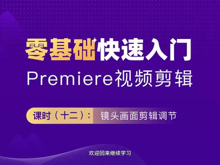 12PR-镜头画面剪辑调节-软件入门教程_PR(2020)-