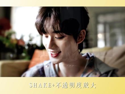 【AE教程】 shake 不透明度放大组合