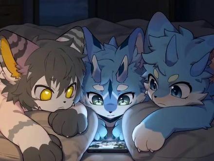 #AI萌宠动漫场景 #随变app #furry @橘璃 AI 太好玩了