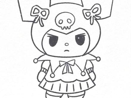 不会还有人不知道库洛米是只小兔子吧!快呼叫艾特列表一二三给你画~#简笔画 #这也太可爱了吧 #库洛米 #可爱到爆炸💥