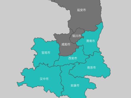 陕西省各市金矿数量分布 #陕西 #金矿 #资源