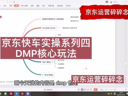 京东快车实操系列四-DMP核心玩法#京东运营 #京东运营实操