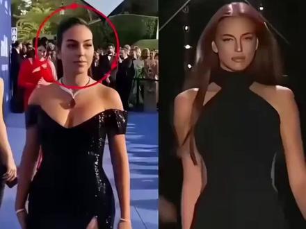 情感对比,乔治娜对比C罗前女友伊莲娜,两人之间的差距被球迷广泛热议 #C罗 #乔治娜c罗 #伊莲娜c罗 #伊莲娜 #乔治娜